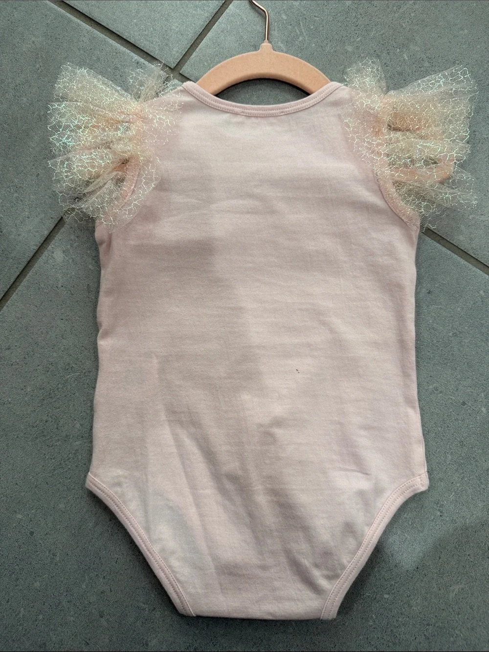 Tutu Du Monde Pink & Gold Tulle Ruffle Bodysuit